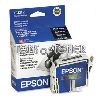 Epson T032120 Genuine Black Ink Cartridge
