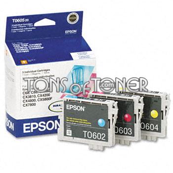 Epson T060520 Genuine Tri-Color Ink Cartridge
