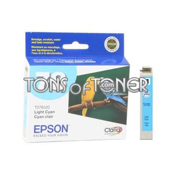 Epson T078520 Genuine Light Cyan Ink Cartridge
