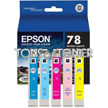 Epson T078920 Genuine Cyan, LC, Magenta, LM, Yellow Ink Cartridge
