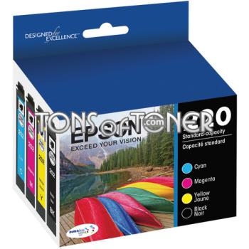 Epson T220120-BCS Genuine Black, Cyan, Magenta, Yellow Ink Cartridge

