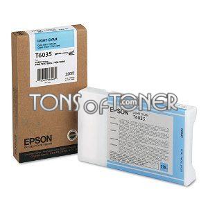 Epson T603500 Genuine Light Cyan Ink Cartridge
