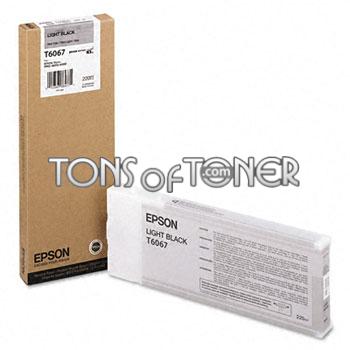 Epson T606700 Genuine Light Black Ink Cartridge

