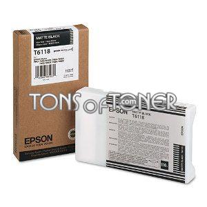 Epson T611800 Genuine Matte Black Ink Cartridge
