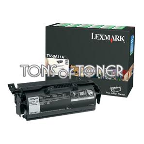 Lexmark T650A11A Genuine Standard Black Toner
