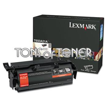 Lexmark T650A21A Genuine Standard Black Toner
