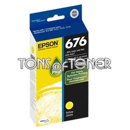 Epson T676XL420 Genuine Yellow Ink Cartridge
