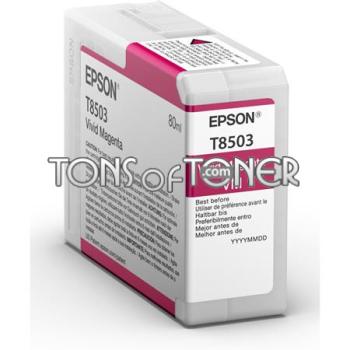 Epson T850300 Genuine Vivid Magenta Ink Cartridge
