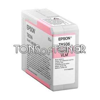 Epson T850600 Genuine Light Magenta Ink Cartridge
