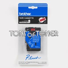 Brother TC5001 Genuine Black on Red Tape
