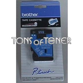 Brother TC6001 Genuine Black on Blue Tape
