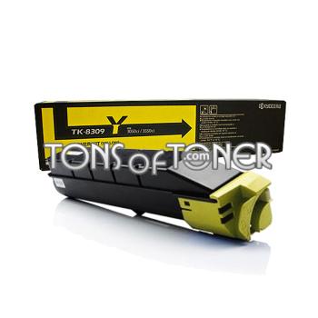 Kyocera / Mita TK-8309Y Genuine Yellow Toner
