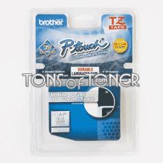 Brother TZ135 Genuine White on Clear Tape
