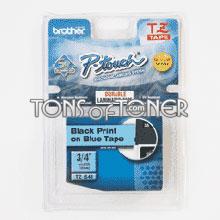 Brother TZ541 Genuine Black on Blue Tape
