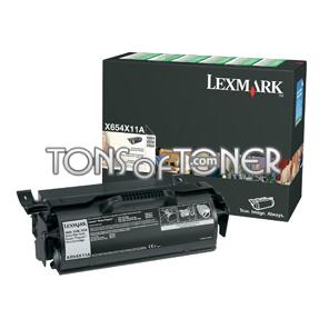 Lexmark X654X11A Genuine Black Toner
