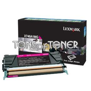 Lexmark X746A1MG Genuine Magenta Toner
