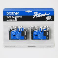 Brother TCMOZ Genuine Black on Clear Matte Tape
