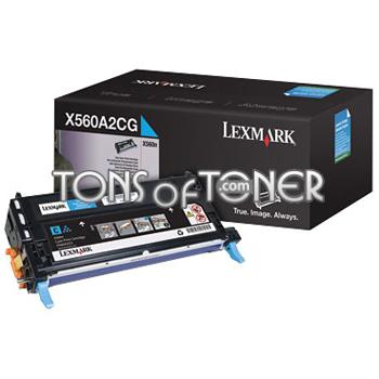 Lexmark X560A2CG Genuine Cyan Toner
