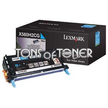 Lexmark X560H2CG Genuine High Yield Cyan Toner
