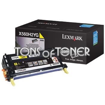 Lexmark X560H2YG Genuine High Yield Yellow Toner
