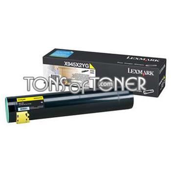 Lexmark X945X2YG Genuine High Yield Yellow Toner
